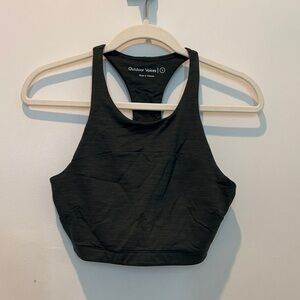 Outdoor Voices Green Racerback Sports Bra + Leggings